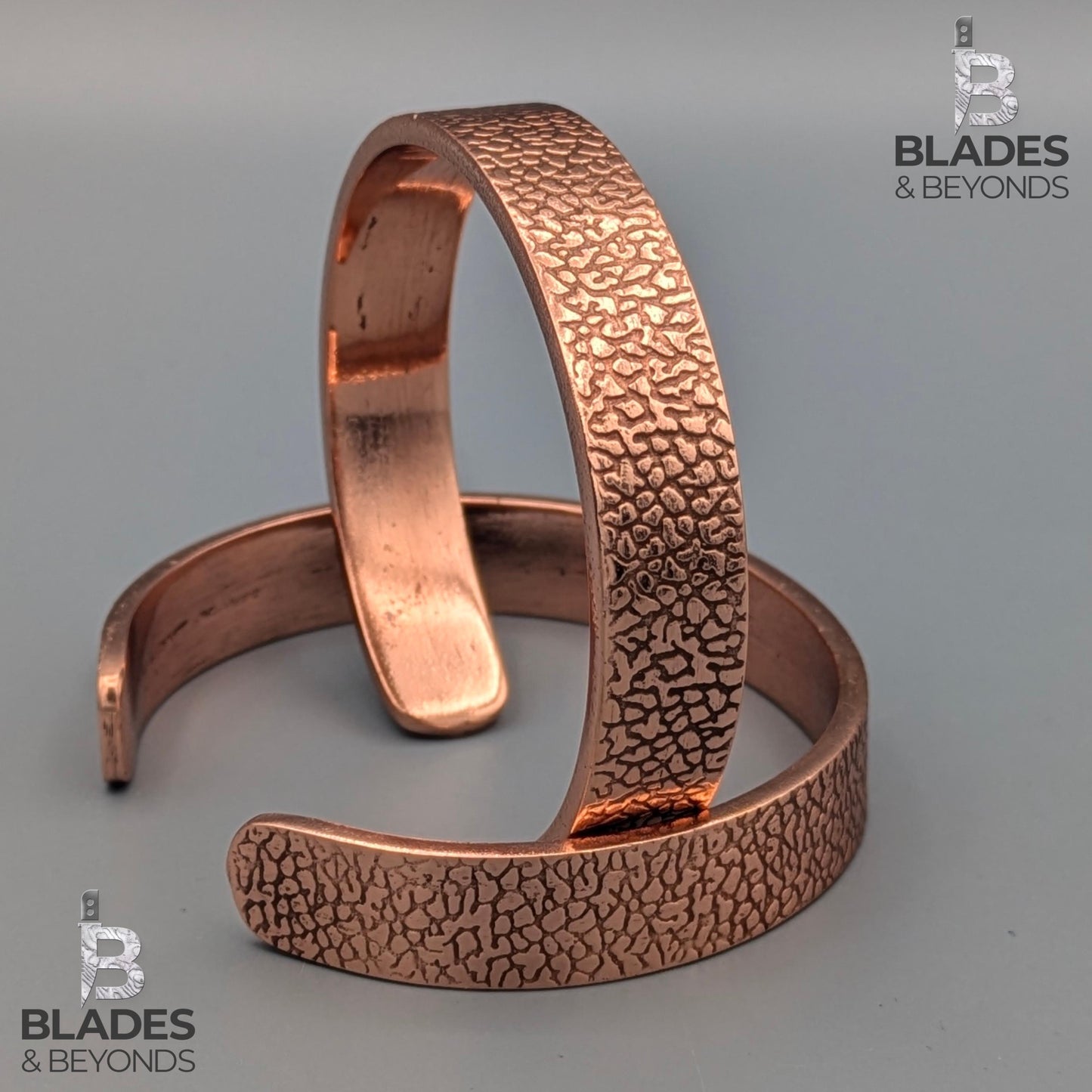 Handmade Cloud Embossed Copper Bracelet: Unisex Wellness Cuff 