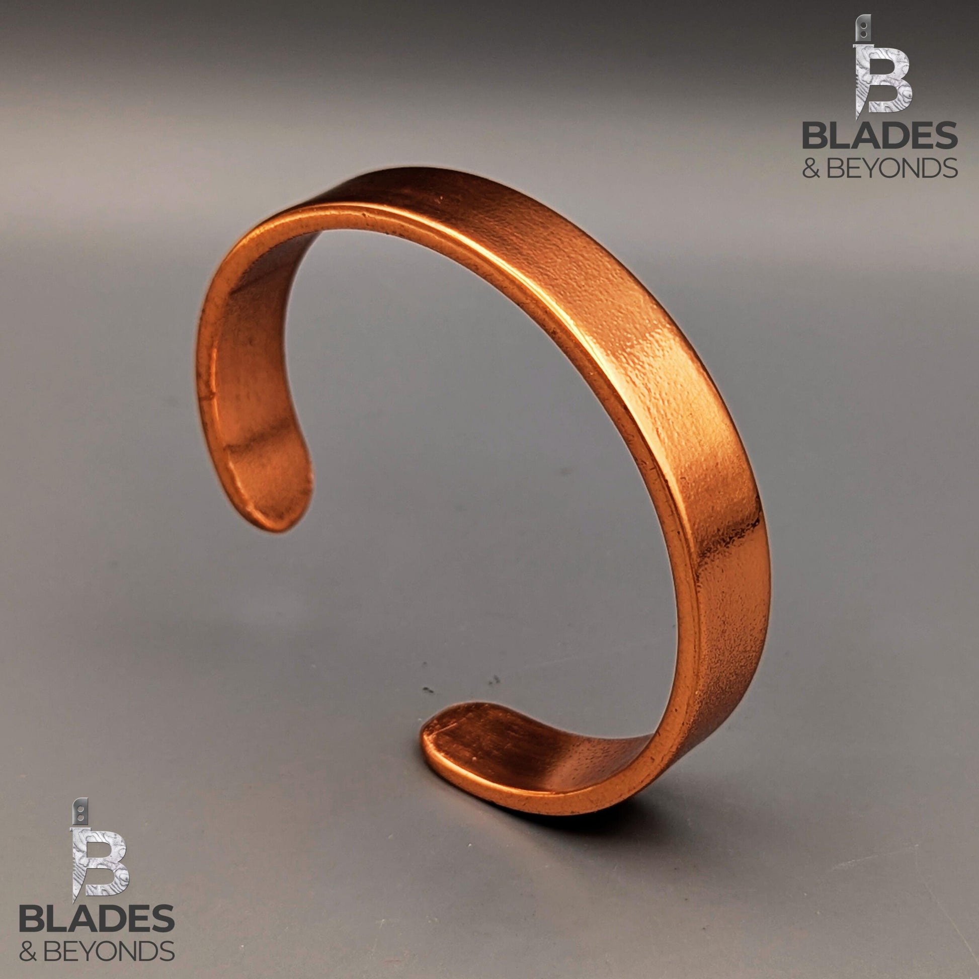 Handmade Copper Cuff Bracelet: Custom Size, Unisex Titan Bangle 