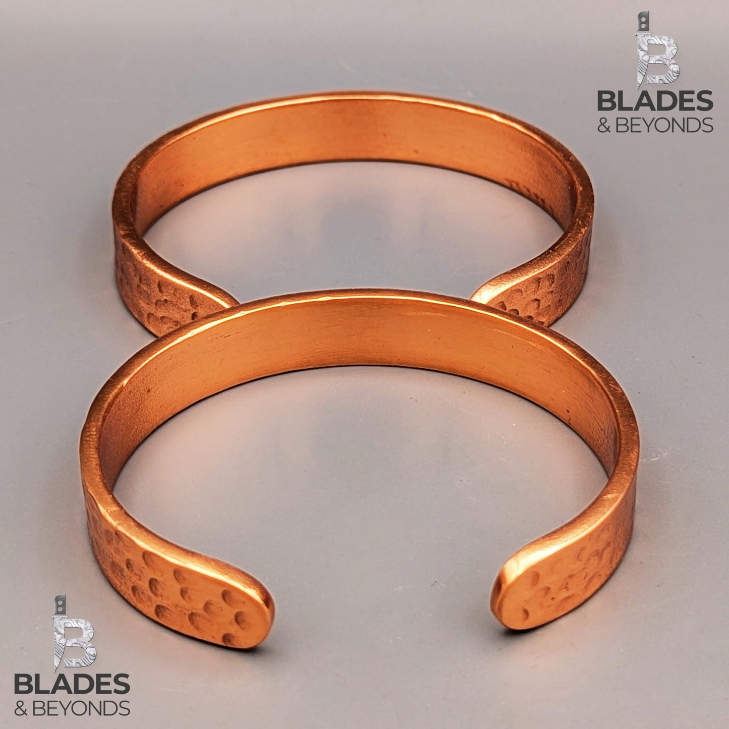 Handmade Hammered Copper Cuff Bracelet: Rugged Antique-Inspired Design 