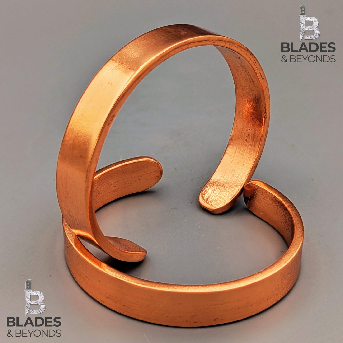 Handmade Copper Cuff Bracelet: Custom Size, Unisex Titan Bangle 