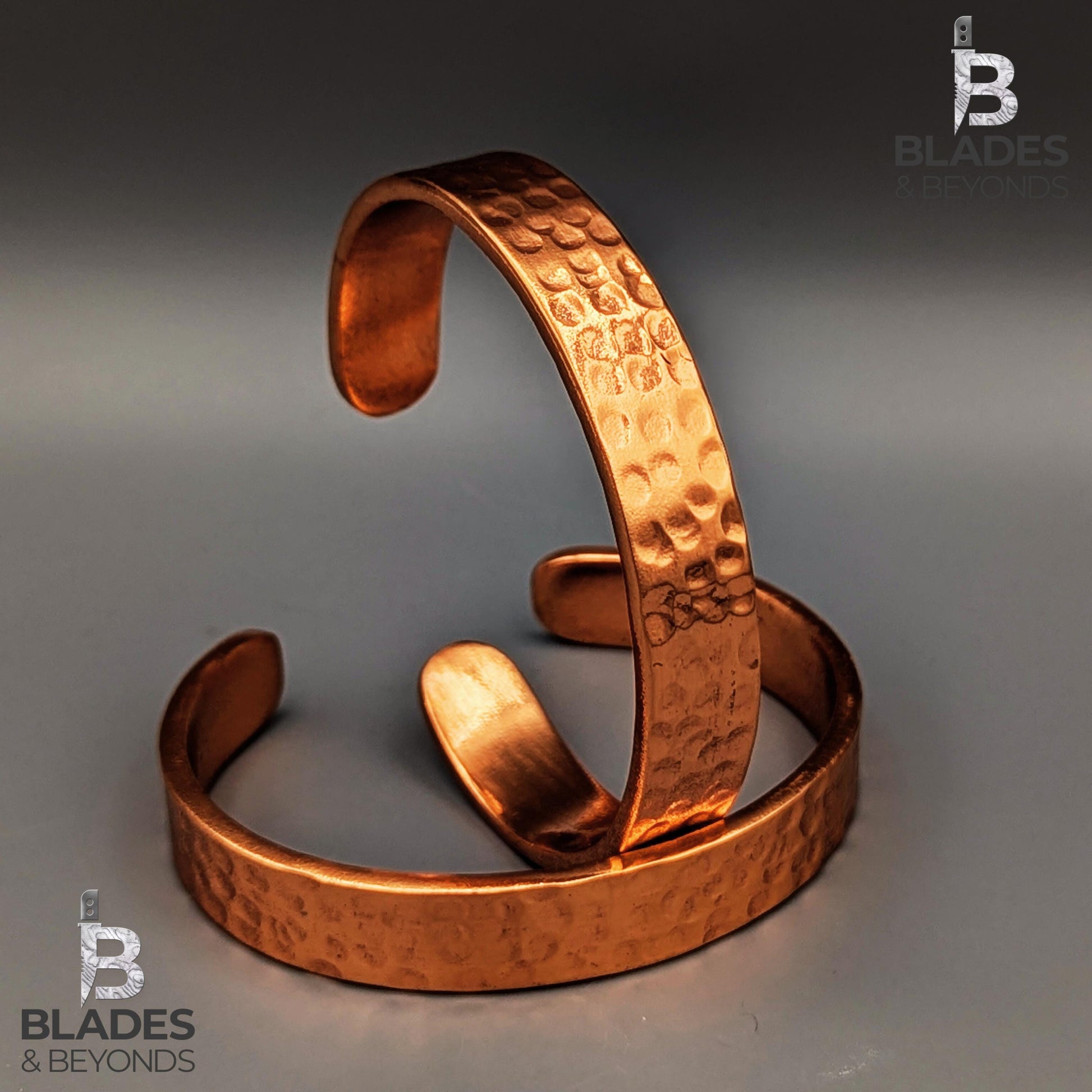 Handmade Hammered Copper Cuff Bracelet: Rugged Antique-Inspired Design 