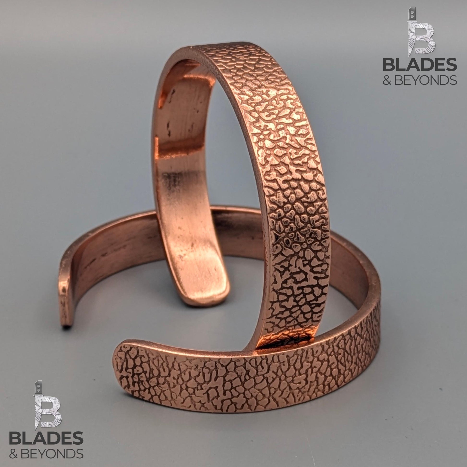 Handmade Cloud Embossed Copper Bracelet: Unisex Wellness Cuff 