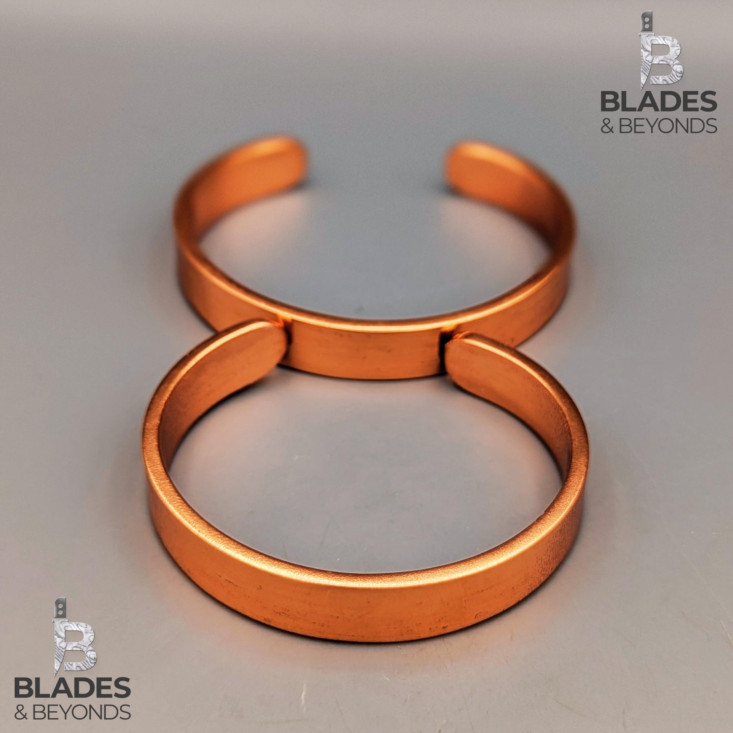 Handmade Copper Cuff Bracelet: Custom Size, Unisex Titan Bangle 