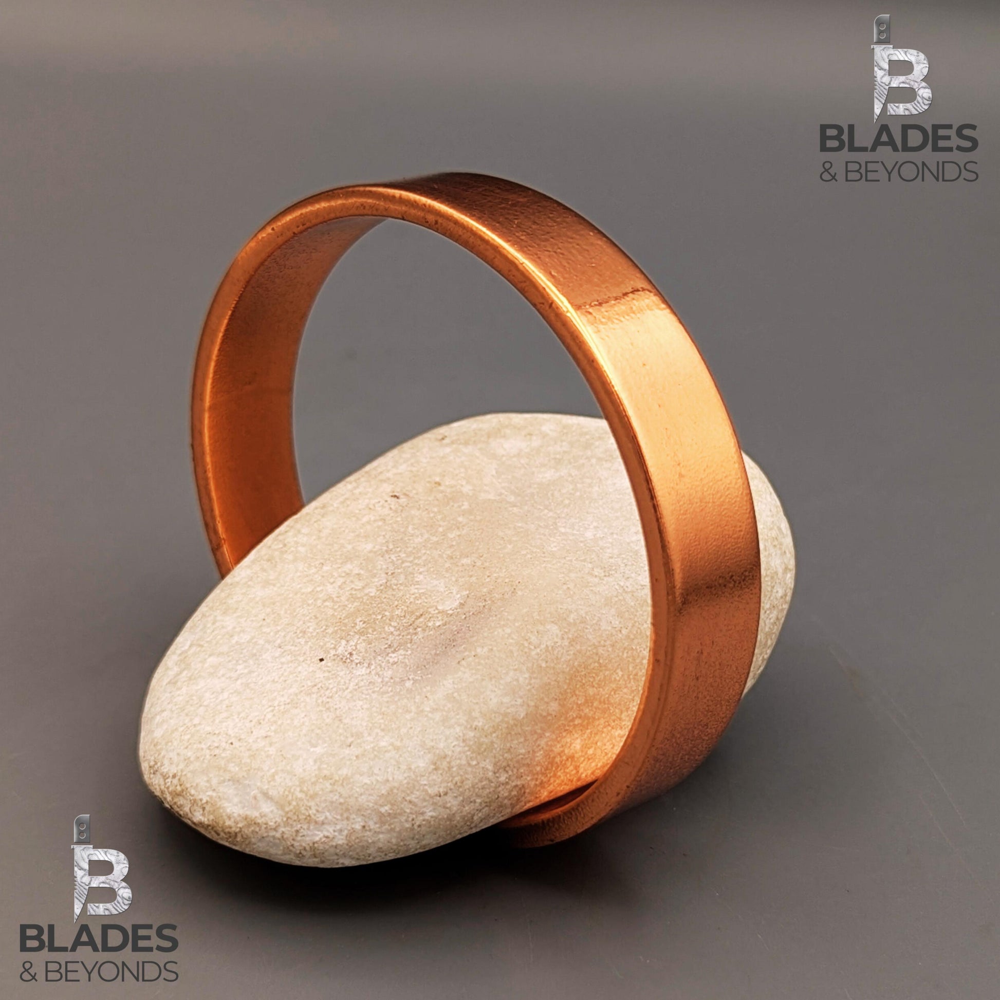 Handmade Copper Cuff Bracelet: Custom Size, Unisex Titan Bangle 