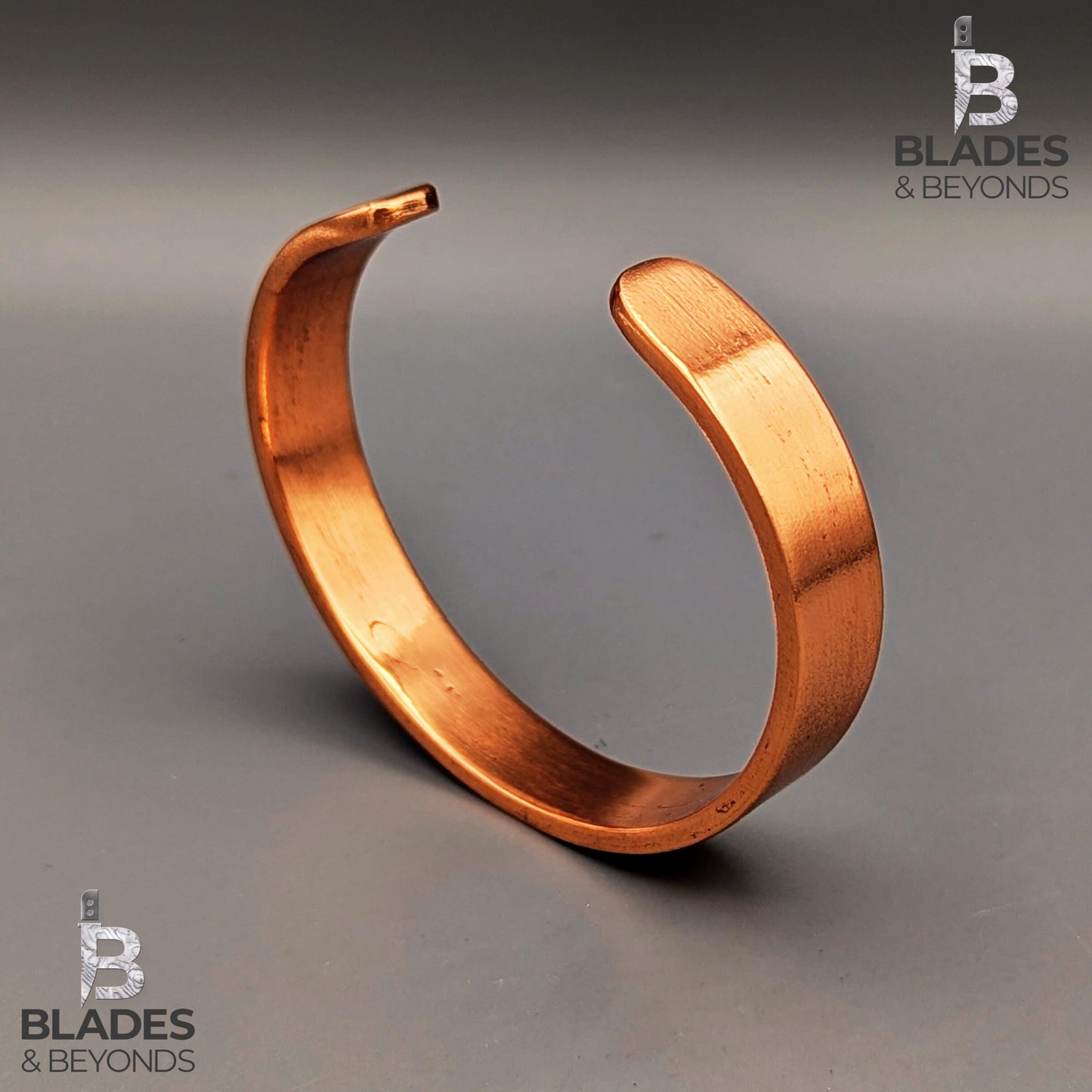 Handmade Copper Cuff Bracelet: Custom Size, Unisex Titan Bangle 