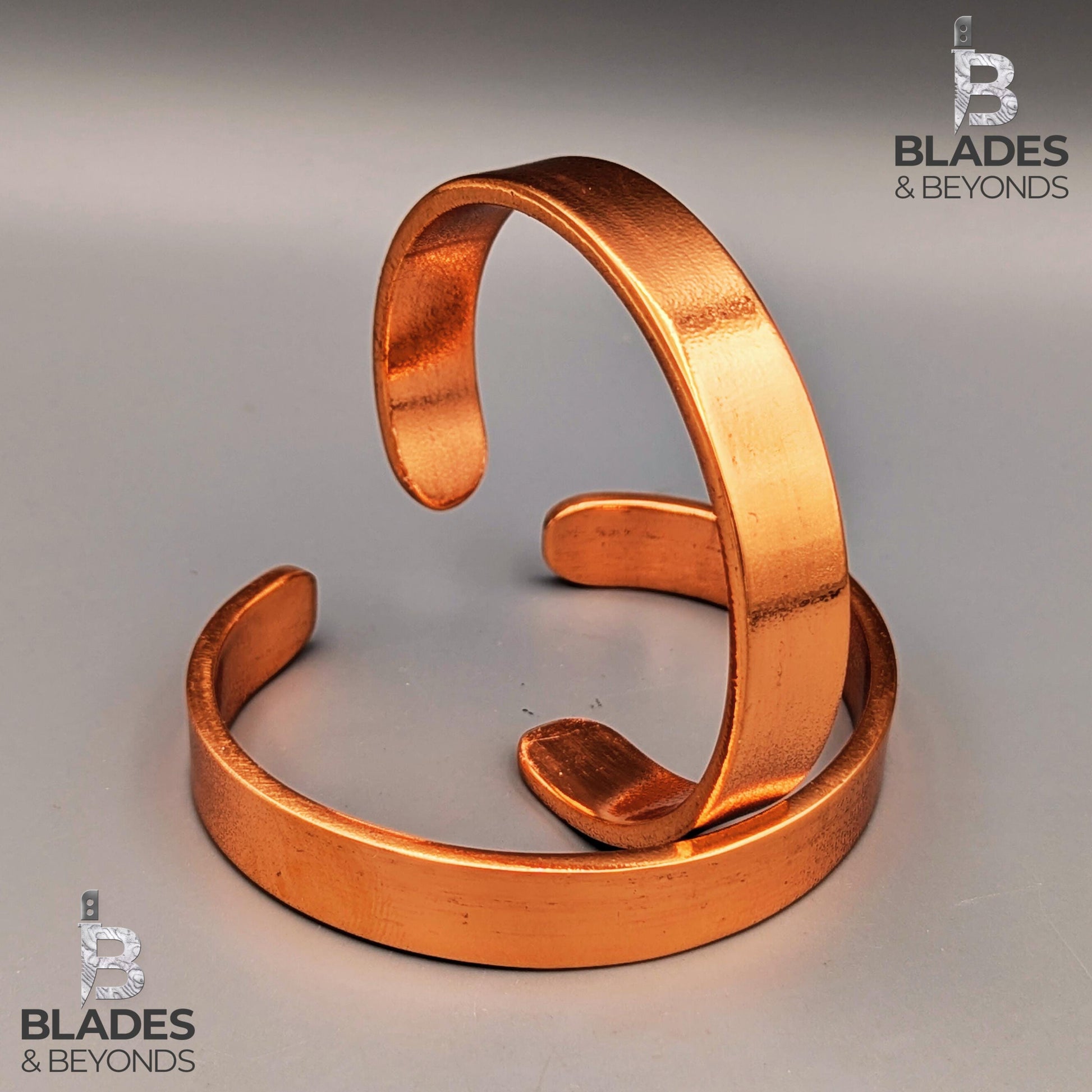 Handmade Copper Cuff Bracelet: Custom Size, Unisex Titan Bangle 