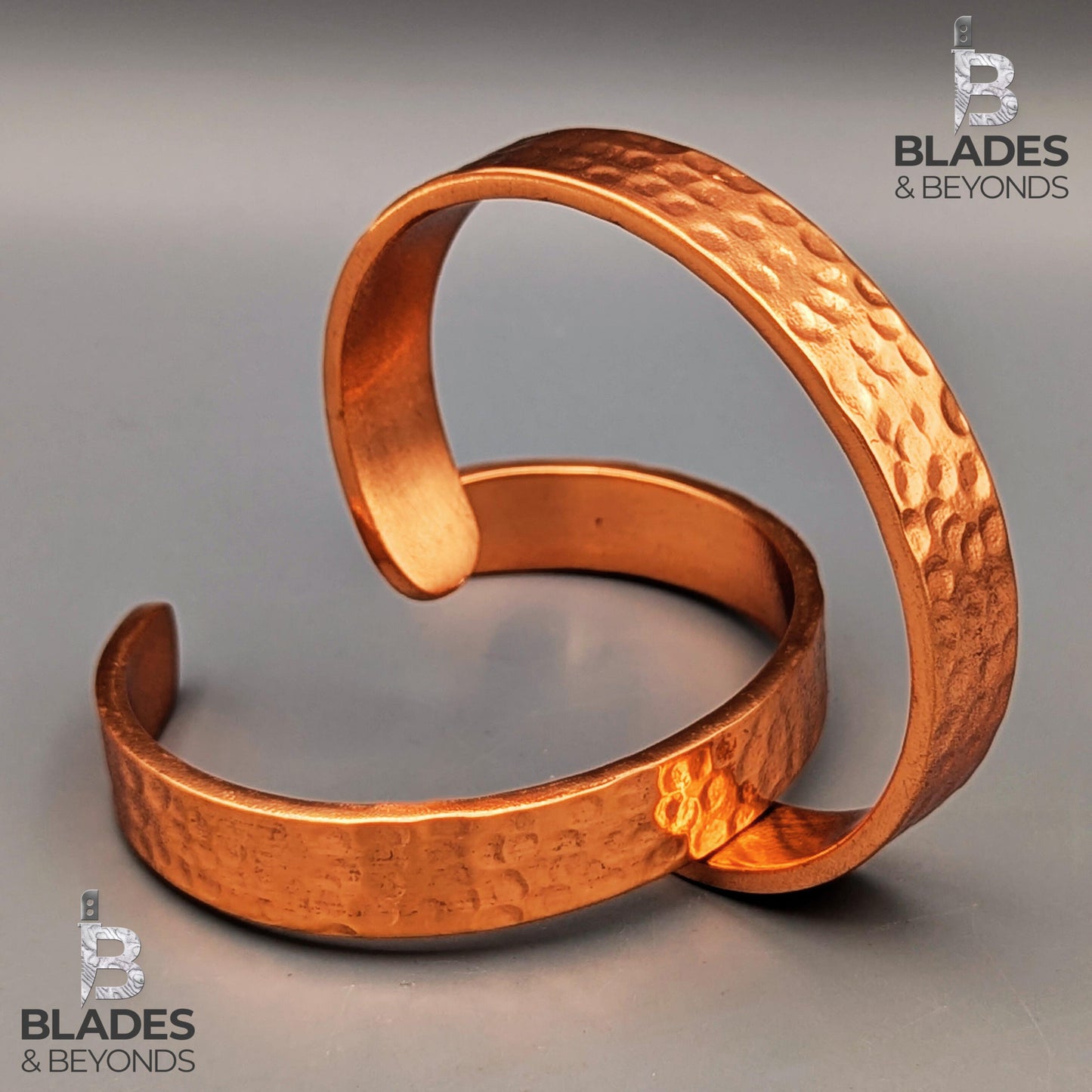 Handmade Hammered Copper Cuff Bracelet: Rugged Antique-Inspired Design 